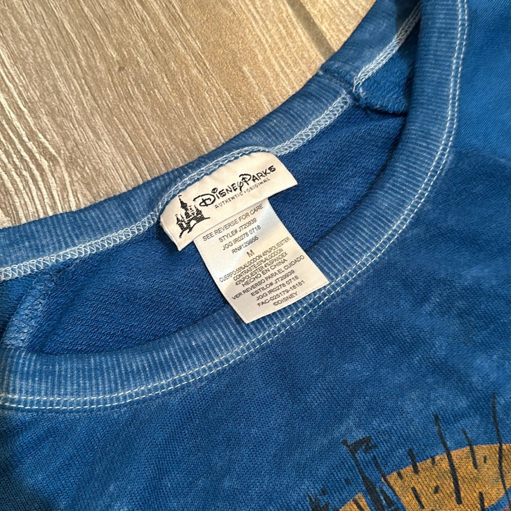 Women’s size medium Disney world parks super soft vintage dyed retro sweatshirt - Picture 3 of 5